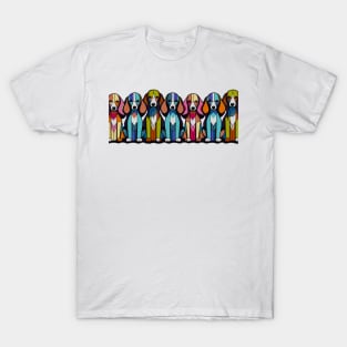Beagles - Colorful Artistic Design T-Shirt